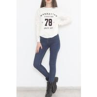 Printed Sweat Ecru - 12470.102.