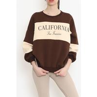 Печатный трехниточный свитер Sweat Brown — 933.1247.