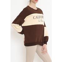 Печатный трехниточный свитер Sweat Brown — 933.1247.