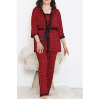Battal Pegasus Set Pijama Takımı Açıkbordo - 670.1287.