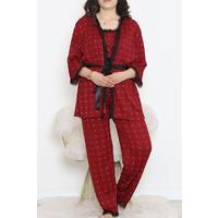 Battal Pegasus Set Pijama Takımı Açıkbordo - 670.1287.