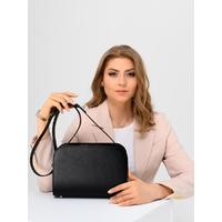 Женская сумка из натуральной кожи Cross Body CB1002. Черный
