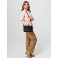Женская сумка из натуральной кожи Cross Body CB1002. Черный