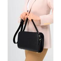 Женская сумка из натуральной кожи Cross Body CB1002. Черный