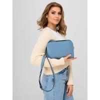 Women's bag made of genuine leather Cross Body CB1042. BLUE