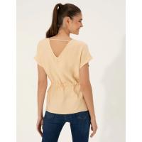 Pierre Cardin Beige Comfort Fit Short Sleeve Blouse 1434460.VR011