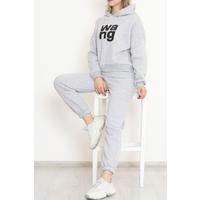 Костюм с резинкой на талии, 3 нити, серый — 12511.5238.