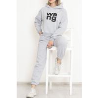 Костюм с резинкой на талии, 3 нити, серый — 12511.5238.