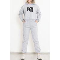 Костюм с резинкой на талии, 3 нити, серый — 12511.5238.