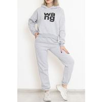 Костюм с резинкой на талии, 3 нити, серый — 12511.5238.