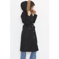 Elastic Waist Coat Black - 11612.683.