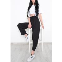 Beli Lastikli Pantolon Siyah - 10534.1059.