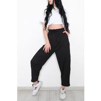 Beli Lastikli Pantolon Siyah - 10534.1059.