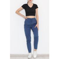 Waist Dart Trousers Blue - 22349.683.
