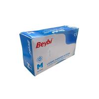 Beybi Lateks M Pudrasız Muayene Eldiven 100'lük Kutu