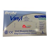 Beybi Vinyl L Vinil Pudrasız Muayene Eldiven 100'lük Kutu