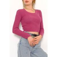 Crew Neck Crop трикотаж фуксия - 971.1319.