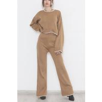 Crew Neck Knitwear Suit Sütlükahve - 1526.1765.