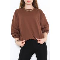 Bisiklet Yaka Tunik Kahve - 10574.253.