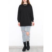 Bisiklet Yaka Tunik Siyah - 10574.253.