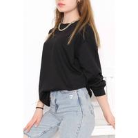 Bisiklet Yaka Tunik Siyah - 10574.253.