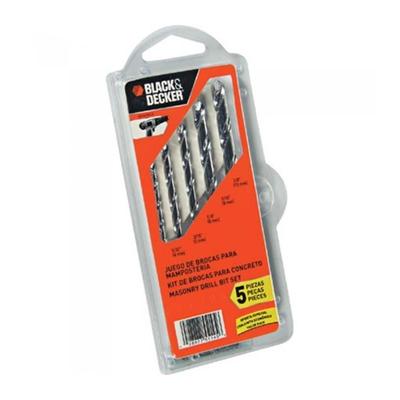 Black&Decker BD0090CS Elmas Uçlu Beton Matkap Uç Seti 5 Parça