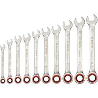 Bosch 10 Parça Kombine Anahtar Seti