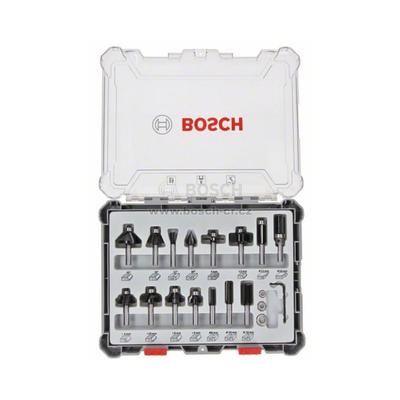 Bosch 15 Parça Karışık Freze Ucu Seti 8 mm Şaft