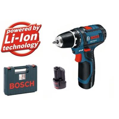 Bosch GSR 12V-15  Li Çift Akülü Vidalama Çantalı