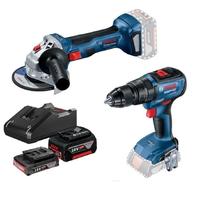 Bosch GWS 180-LI + GSB 18V-50 Akülü Taşlama ve Darbeli Matkap Seti
