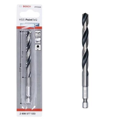Bosch Pointteq Altıgen Şaftlı Hss Matkap Ucu 8 mm