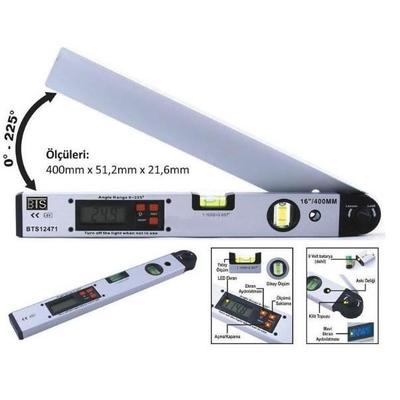 Bts 12471 Dijital Açı Ölçerli Su Terazisi 40 cm