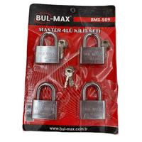 Bul-Max BMX 509 Master Kilit Seti 4 Parça