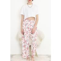 Büyük Beden Pijama Altı Beyazgül - 17102.1048.