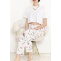 Büyük Beden Pijama Altı Beyazmint - 17102.1048.