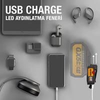 CAT DA18099 18Вольт 2А қос шығысты USB порты + жарықдиодты шам (батарея кірмейді)