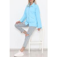 Pocket Detailed Jacket Blue - 1406.1367.