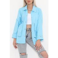 Pocket Detailed Jacket Blue - 1406.1367.