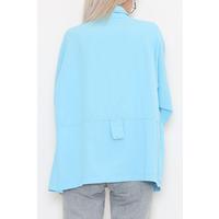 Pocket Detailed Jacket Blue - 1406.1367.