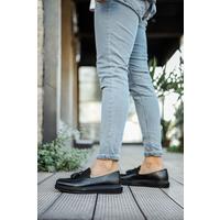 CH002 - CST Loafer Pelle Erkek Ayakkabı SIYAH