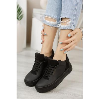 CH004 CST Hıde Kadın Ayakkabı SIYAH