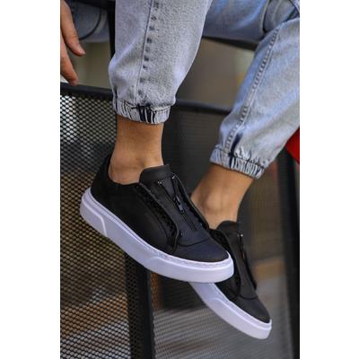 CH092 CBT Zip Style Erkek Ayakkabı SIYAH