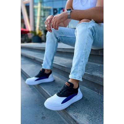 CH115 - CBT Literide Erkek Ayakkabı BEYAZ/SAX MAVI/SIYAH