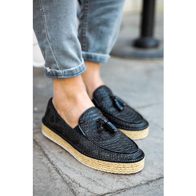 CH119 - CBT Tassels Erkek Ayakkabı SIYAH