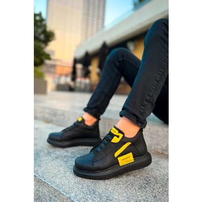 CH131 - GST Frogner Erkek Bot SIYAH - SARI