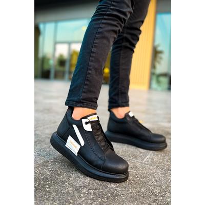 CH131 - GST Frogner Erkek Bot SIYAH/BEYAZ