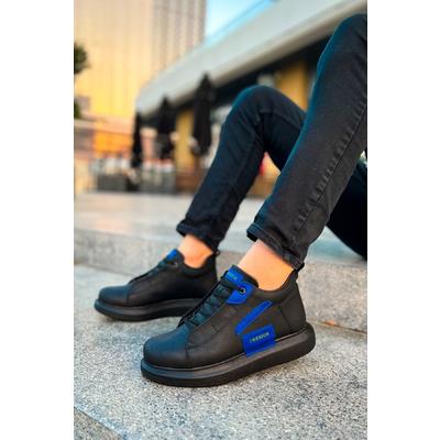 CH131 - GST Frogner Erkek Bot SIYAH/SAX MAVI