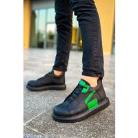 CH131 - GST Frogner Erkek Bot SIYAH / YESIL