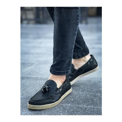 CH141 - HT Croco Erkek Ayakkabı SIYAH