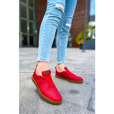 CH157 - CKT Retro Erkek Ayakkabı KIRMIZI